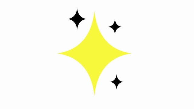 star  icon animation simple flat