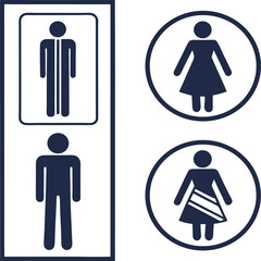 male and female signs