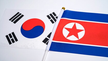 Two national flags side-by-side