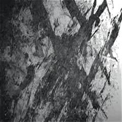Fototapeta premium Glitch distorted geometric shape. Black and white graffiti style vector background. 