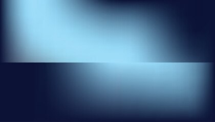 Abstract gradient light blue and dark blur color background design. Modern design template for web cover, ad banner, social media header, presentation.