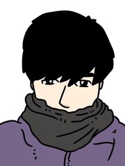 cartoon character young boy