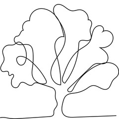 Tree Line Art