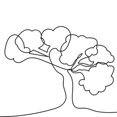 Tree Line Art