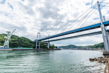 Obraz premium 尾道大橋 広島県尾道市