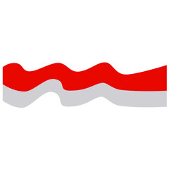 Indonesian red and white flag