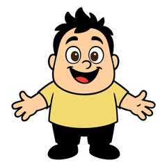 Cute children's characters