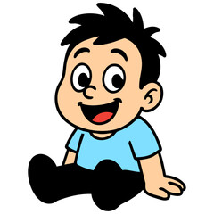 Cute children's characters