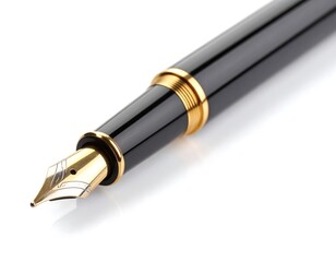Close-up of a black fountain pen (1)