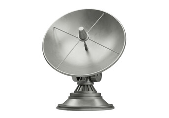 Isolated Satellite Dish Receiving Signals for Communication