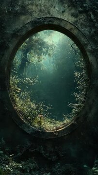 Enigmatic Portal in the Forest