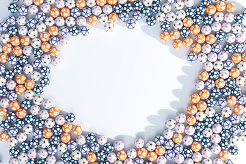 Football Soccer Sports Ball Array