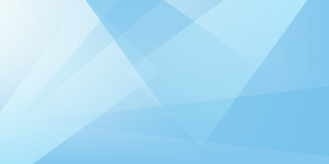 Obraz premium Light blue abstract background vector illustration with triangle geometric shapes and copy space. Suitable for backgrounds, banners, flyers, templates, and presentations