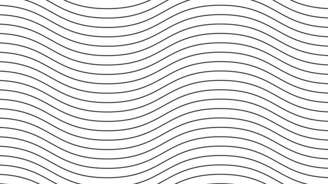 Abstract Wavy Smooth Lines Pattern Free Vector
