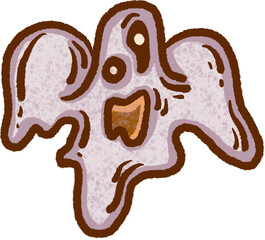 Aabstract Halloween Ghost Drawing