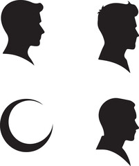 silhouette of a man and woman