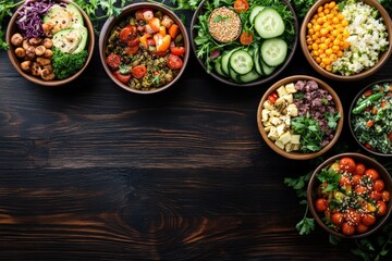 easter eggs on a wooden table