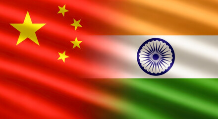 China india flags relationship trade economy diplomacy politics asian countries international relations asia
