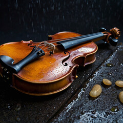 violin and bow