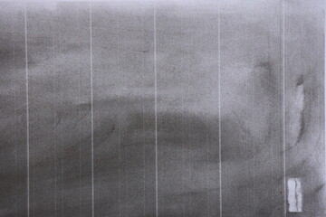 folding paper marks, laser printer print with black color, a4 paper overlay.