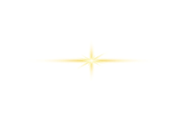 Simple Star Vector Illustration Glowing Light Effect Decorative Element Design Art