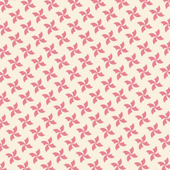 Abstract beautiful pink floral seamless pattern background. Vector seamless pattern.