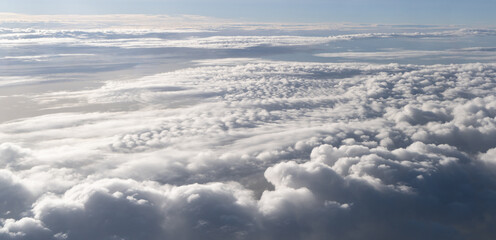 飛行機から見た積雲