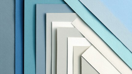 Obraz premium Abstract Blue Gray and White Paper Texture Background