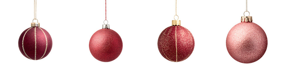 Burgundy Christmas Ornaments: Elegant Holiday Decoration