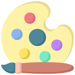 Fototapeta premium Color Palette Icon
