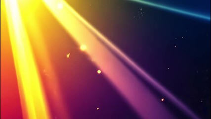 Abstract prism light beams with golden glow and magical refraction.  - Powered by Adobe