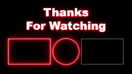 Animated end screen with green screen placeholders for customizable logos and text. Social Media Lower Third YouTube End Screen ,Live Streaming Overlay Subscribe text Animation