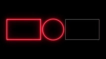 Animated neon line end screen for YouTube or social media. Features customizable green screen areas and a Subscribe button. Youtube End Screen with gradient Video template for channel.