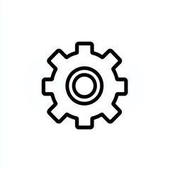 Gear icon symbol