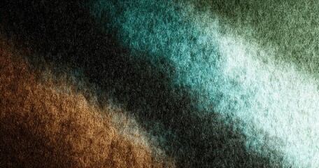 Abstract textured background with diagonal bands of muted earth and teal colors