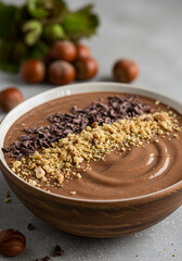 Chocolate hazelnut smoothie bowl (3)