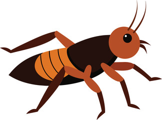 Close-up of mole cricket on soil, detailed insect photography of mole cricket in natural habitat, macro shot of mole cricket digging underground, high resolution free stock photo for nature and wildli