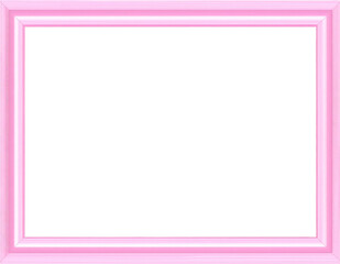 ピンク色のシンプルなフレーム