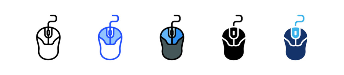 Mouse Icon Collection With Multiple Styles