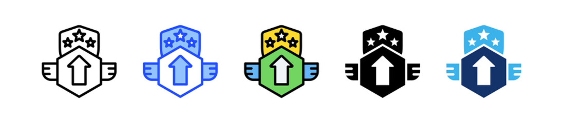 Upgrade Icon Collection With Multiple Styles