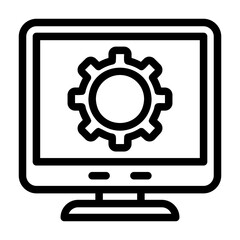 a collection of icons containing information about computers, coding, keyboards and things related to computers