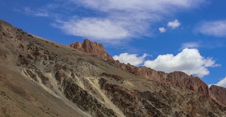 panorama of the mountains of death valley