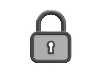 Isolated Padlock Security Privacy Protection