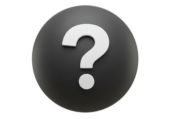 Isolated Question Mark