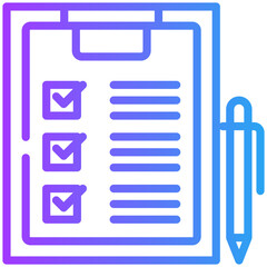 Valuation icon for audit, business, website, application, printing, document, poster design, etc