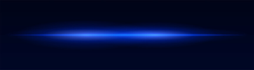 Horizontal symmetrical light shape with rounded center and smooth lateral blur. Creates clean abstract highlight with atmospheric depth.