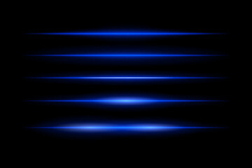 Glowing horizontal beams arranged in vertical stack with symmetrical light spread. Sharp edges fade smoothly into dark background, creating futuristic motion effect.