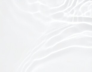 水面に広がる波紋の背景素材　ホワイト　清潔感　ナチュラル　美容系