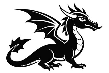 stylized dragon silhouette