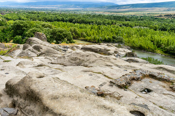 Rovine dell'antica città di Uplistsikhe, in Georgia